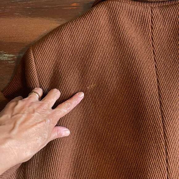 Neiman Marcus Y2k Vintage Women's Long Pea Coat - Picture 8 of 11